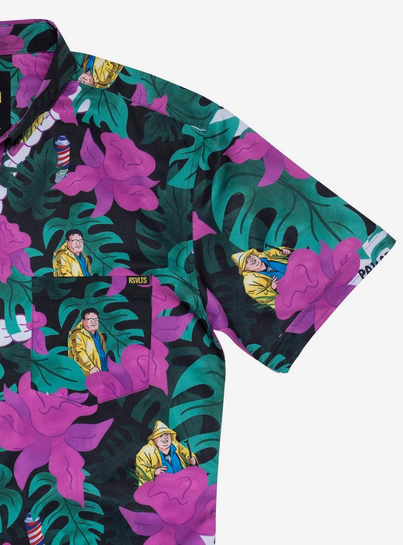 RSVLTS Jurassic Park Nobody Cares KUNUFLEX Short Sleeve Shirt, , hi-res
