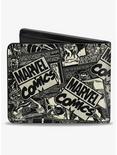 Marvel 5 Avengers Action Marvel Comics Logo Comic Scenes Full Color Bifold Wallet, , alternate