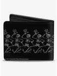 Grateful Dead Steal Your Face Logo Dancing Skeletons Bifold Wallet, , alternate