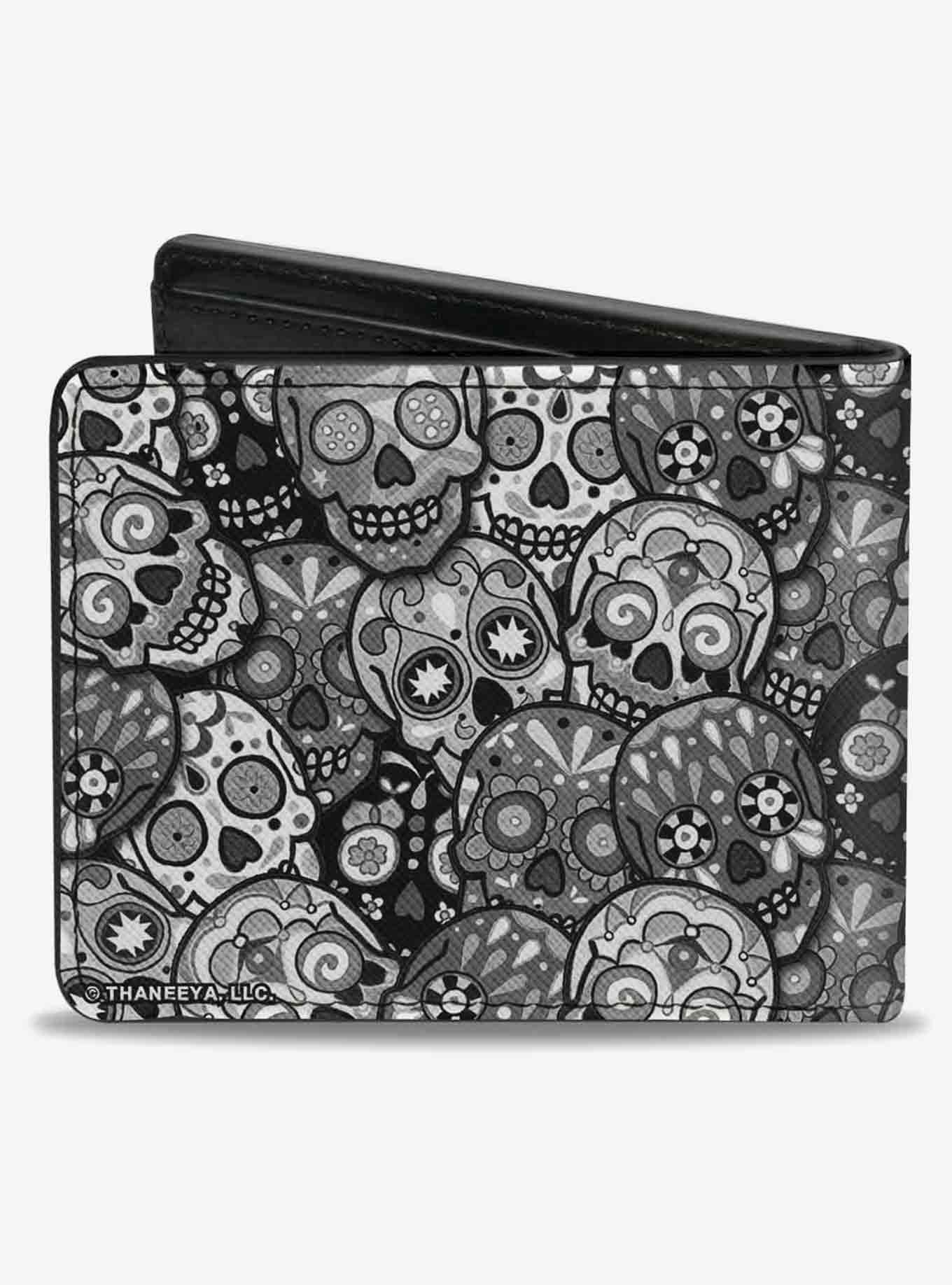 Calaveras Stacked Bifold Wallet, , alternate