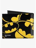DC Comics Bat Signals Stacked Canvas Bifold Wallet, , alternate