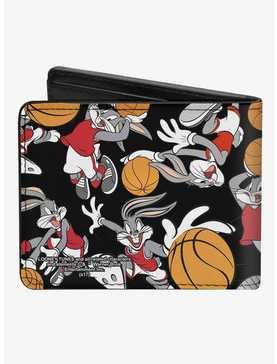 Looney Tunes Bugs Bunny Basketball Poses ScatteBifold Wallet, , hi-res