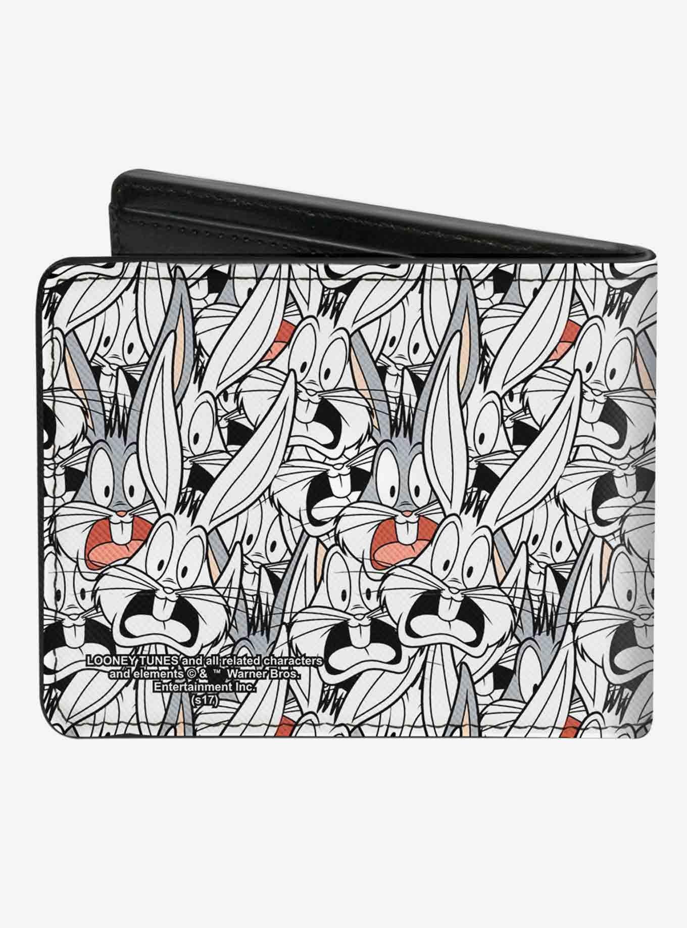 Looney Tunes Bugs Bunny Expressions Stacked Bifold Wallet, , hi-res