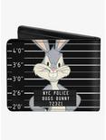 Looney Tunes Bugs Bunny NYC Police Mug Shot Bifold Wallet, , alternate