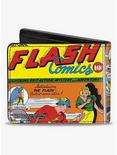 DC Comics Classic Flash Comics Issue 1 Introducing Flash Cover Pose Bifold Wallet, , alternate