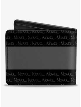 1968 72 Nova Script Emblem Stripe Repeat Bifold Wallet, , hi-res