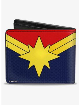 Marvel Captain Marvel Star Logo Bifold Wallet, , hi-res
