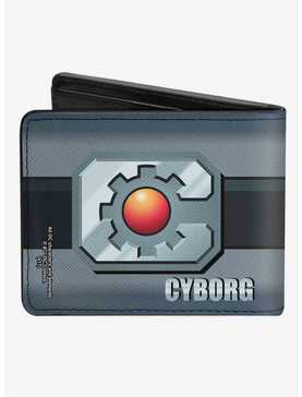 DC Comics Cyborg Icon Stripe Bifold Wallet, , hi-res