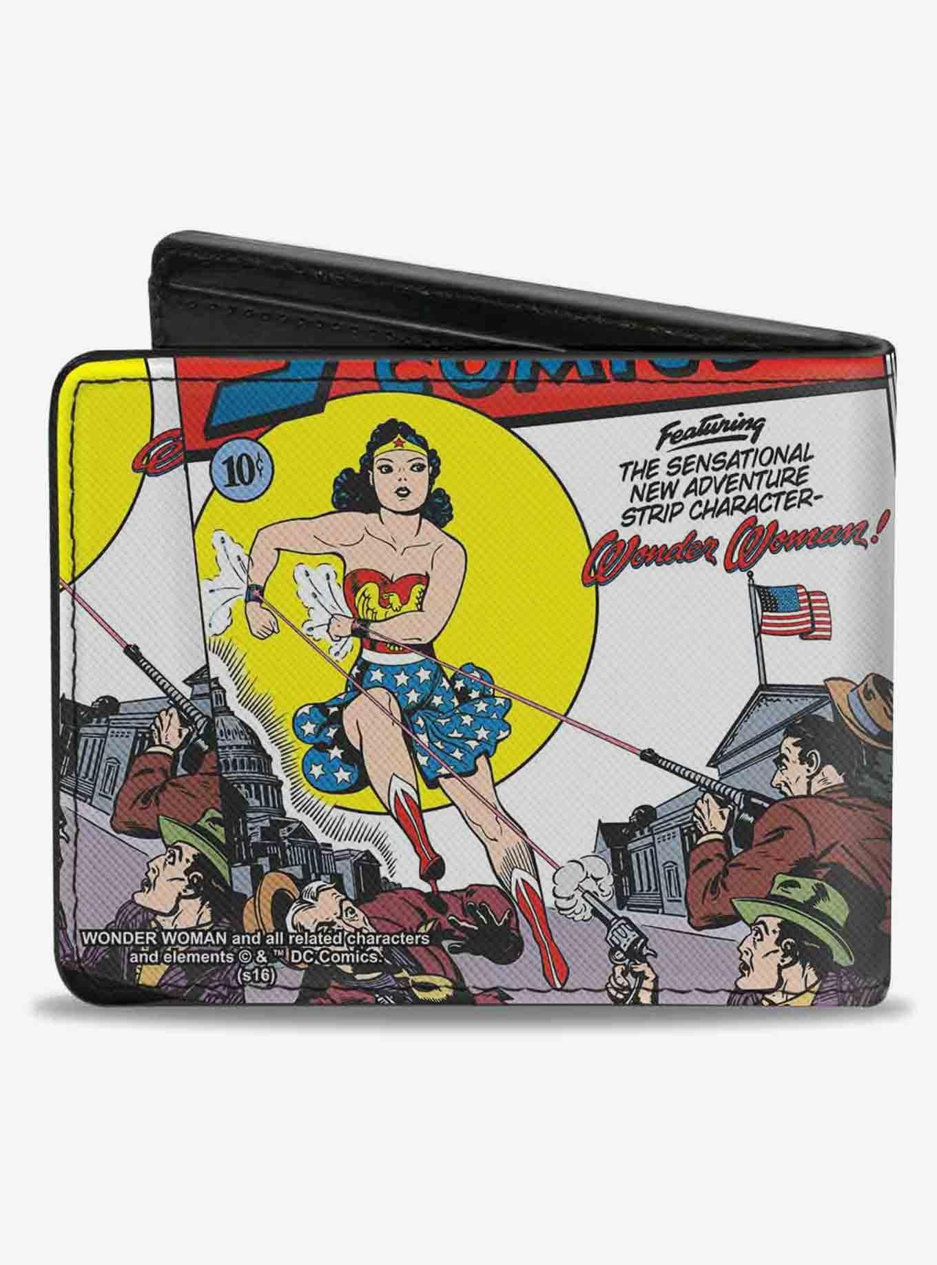 DC Comics Classic Wonder Woman Sensation Comics 1 Cover Pose Bifold Wallet