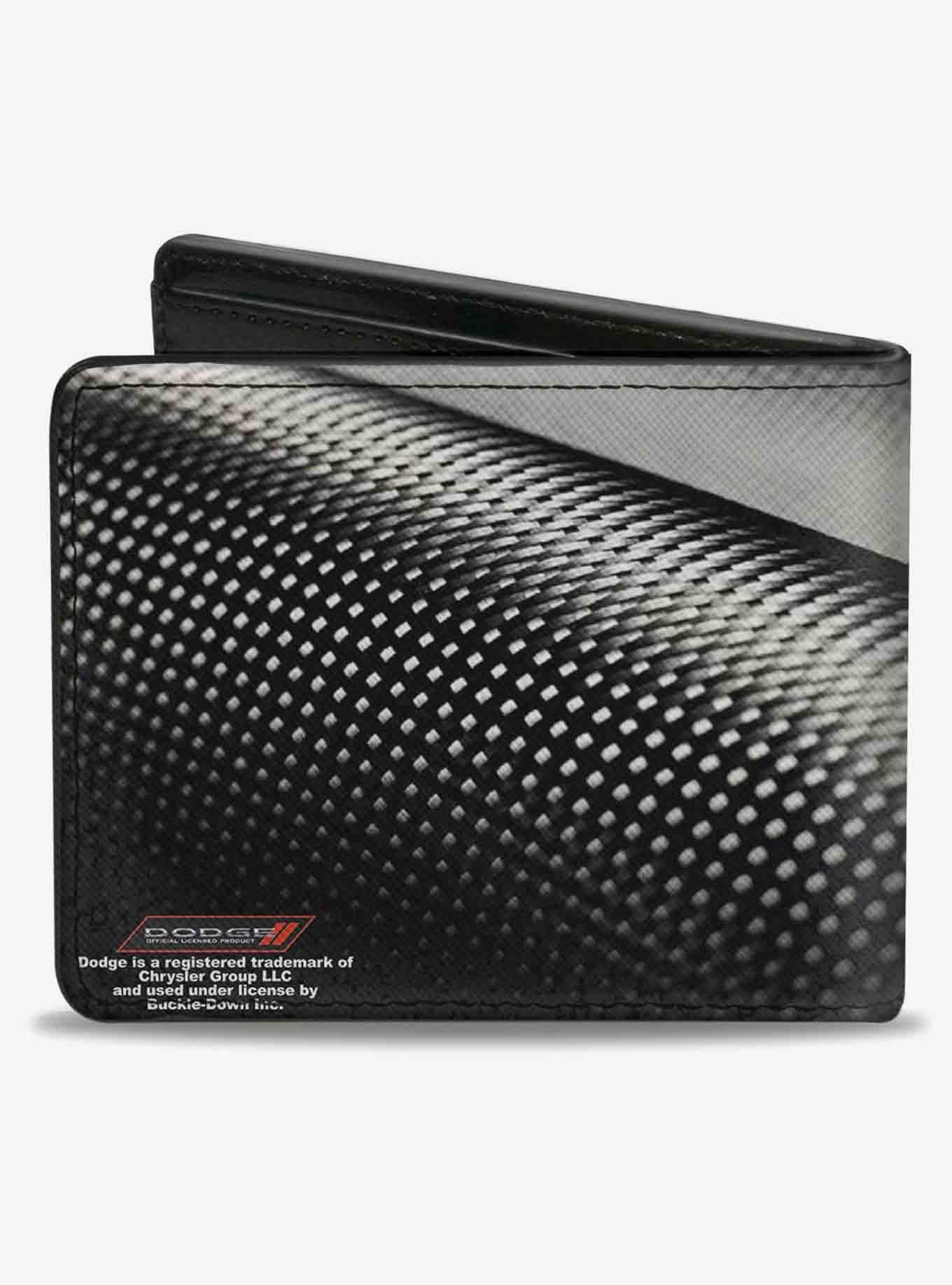 Dodge Rhombus Carbon Fiber Bifold Wallet, , hi-res