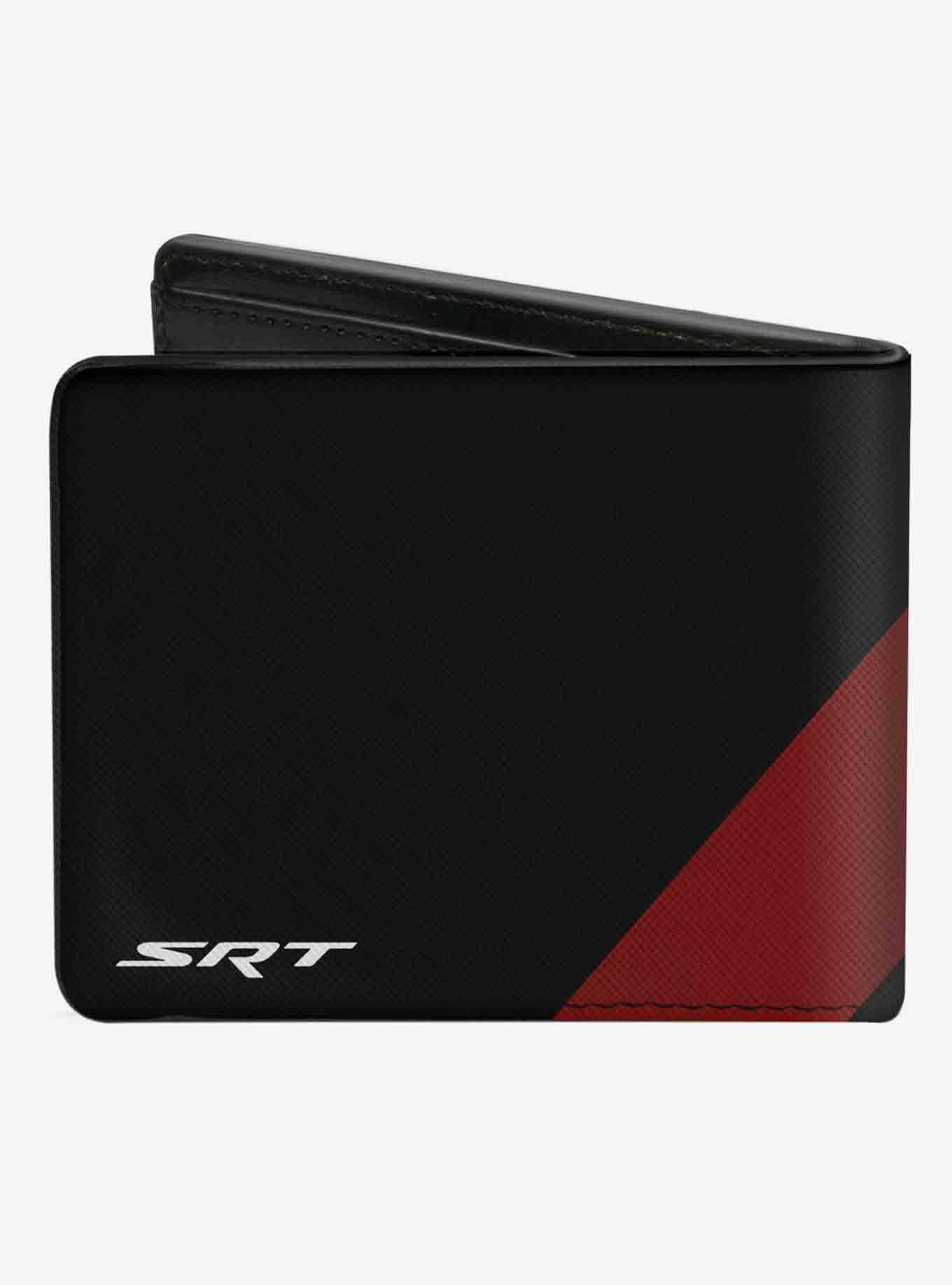 Dodge Rhombus Stripe Demon Hellcat Icon Bifold Wallet, , hi-res