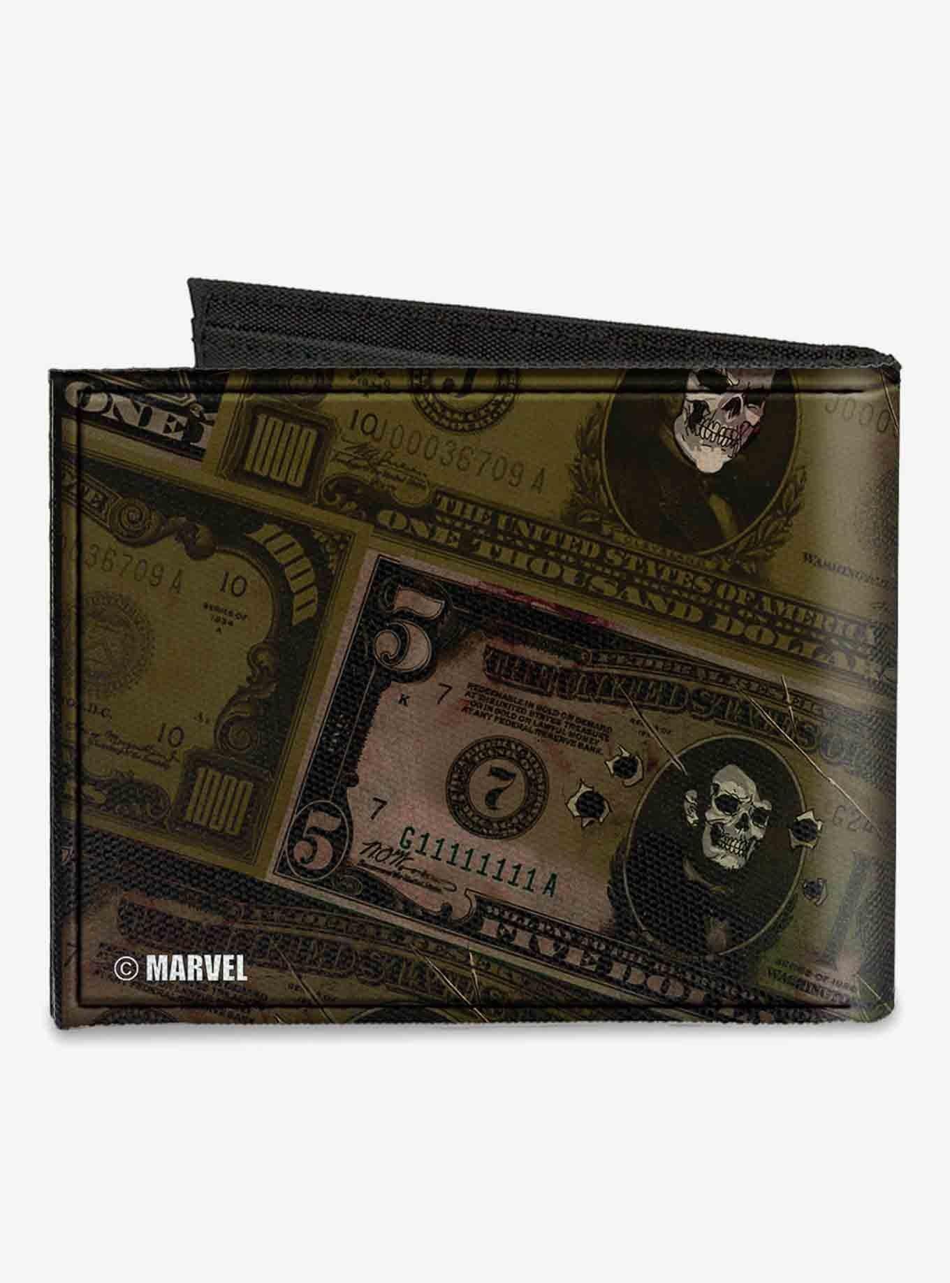 Marvel Deadpool 2012 5 Revenge of The Gipper Variant Cover Dollars Canvas Bifold Wallet, , alternate