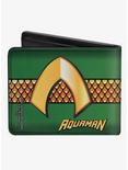 DC Comics Aquaman Classic Icon Scales Stripe Bifold Wallet, , alternate