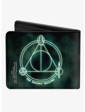 Harry Potter The Deathly Hallows Cloak Stone Wand Trinity Bifold Wallet, , hi-res