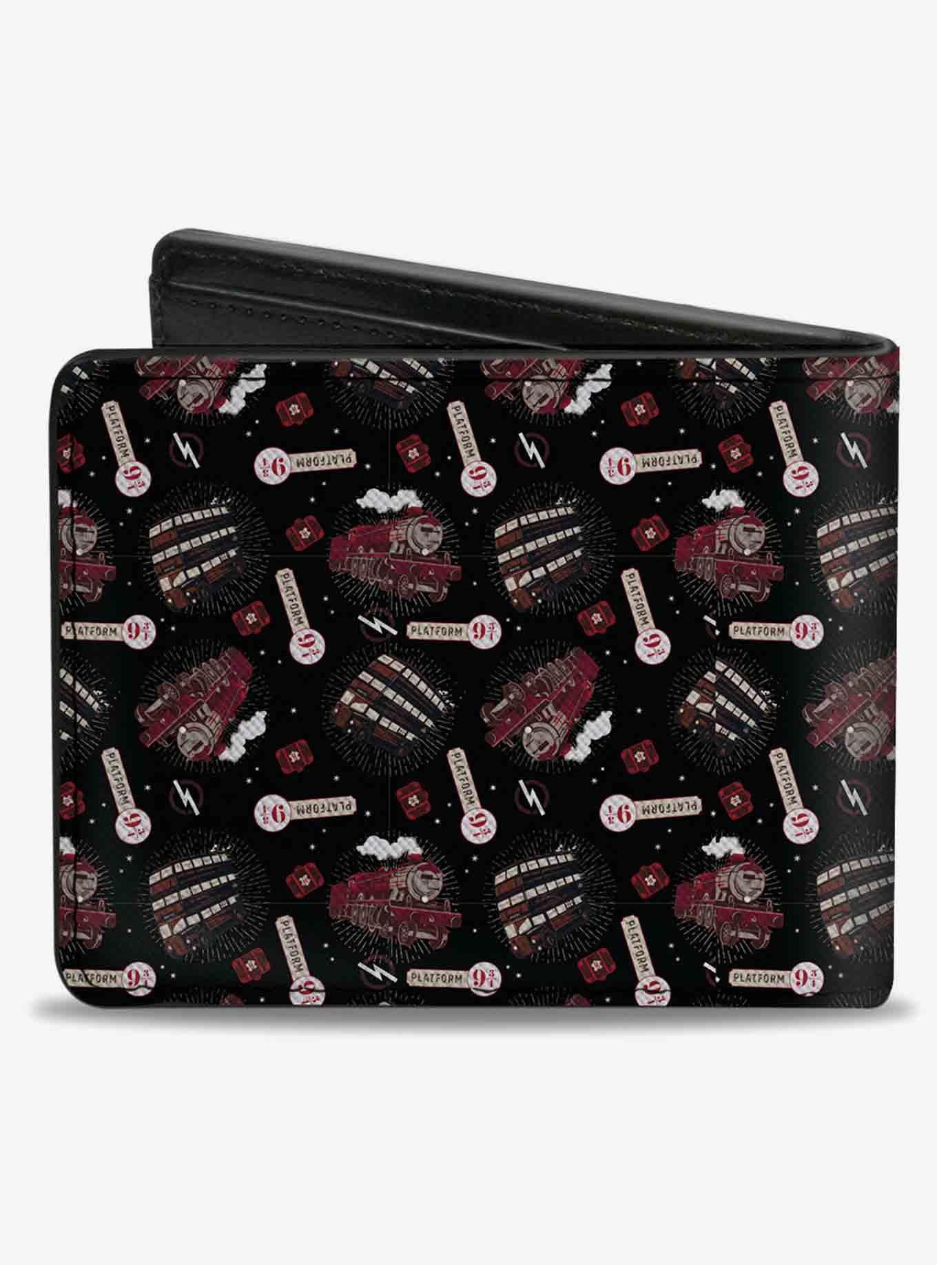 Harry Potter Hogwarts Express and Knight Bus Collage Bifold Wallet, , hi-res
