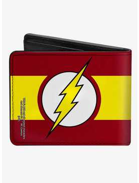 DC Comics Flash Logo Stripe Bifold Wallet, , hi-res