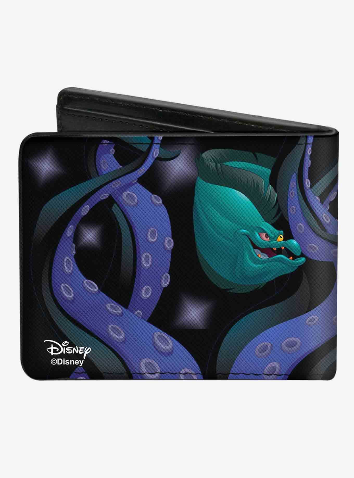 Disney The Little Mermaid Flotsam Jetsam Swimming In Ursulas Tentacles Bifold Wallet, , hi-res