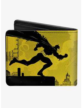 DC Comics Batman Catwoman Skyline Chase Silhouettes Bifold Wallet, , hi-res