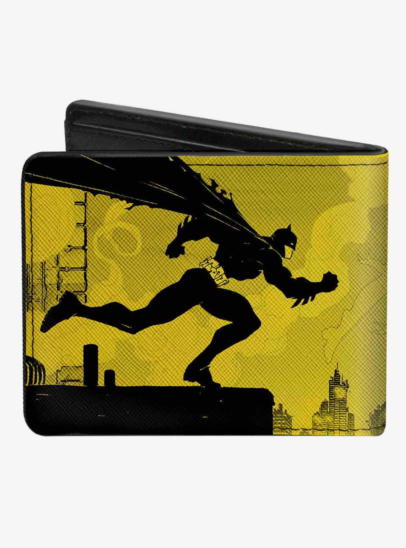 DC Comics Batman Catwoman Skyline Chase Silhouettes Bifold Wallet, , hi-res