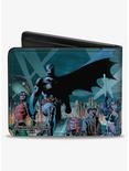 DC Comics Batman Issue 619 Hush 9 Character Gotham City Skyline Cover Bifold Wallet, , alternate