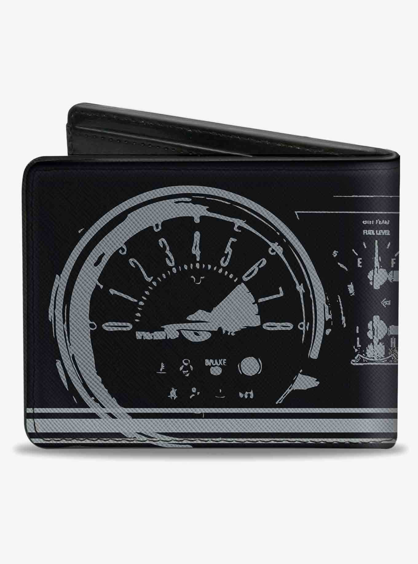 Ford Mustang 1965 Control Panel Bifold Wallet, , hi-res
