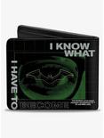 DC Comics The Batman Movie Riddler I Know What I Have to Become Quote Bifold Wallet, , alternate