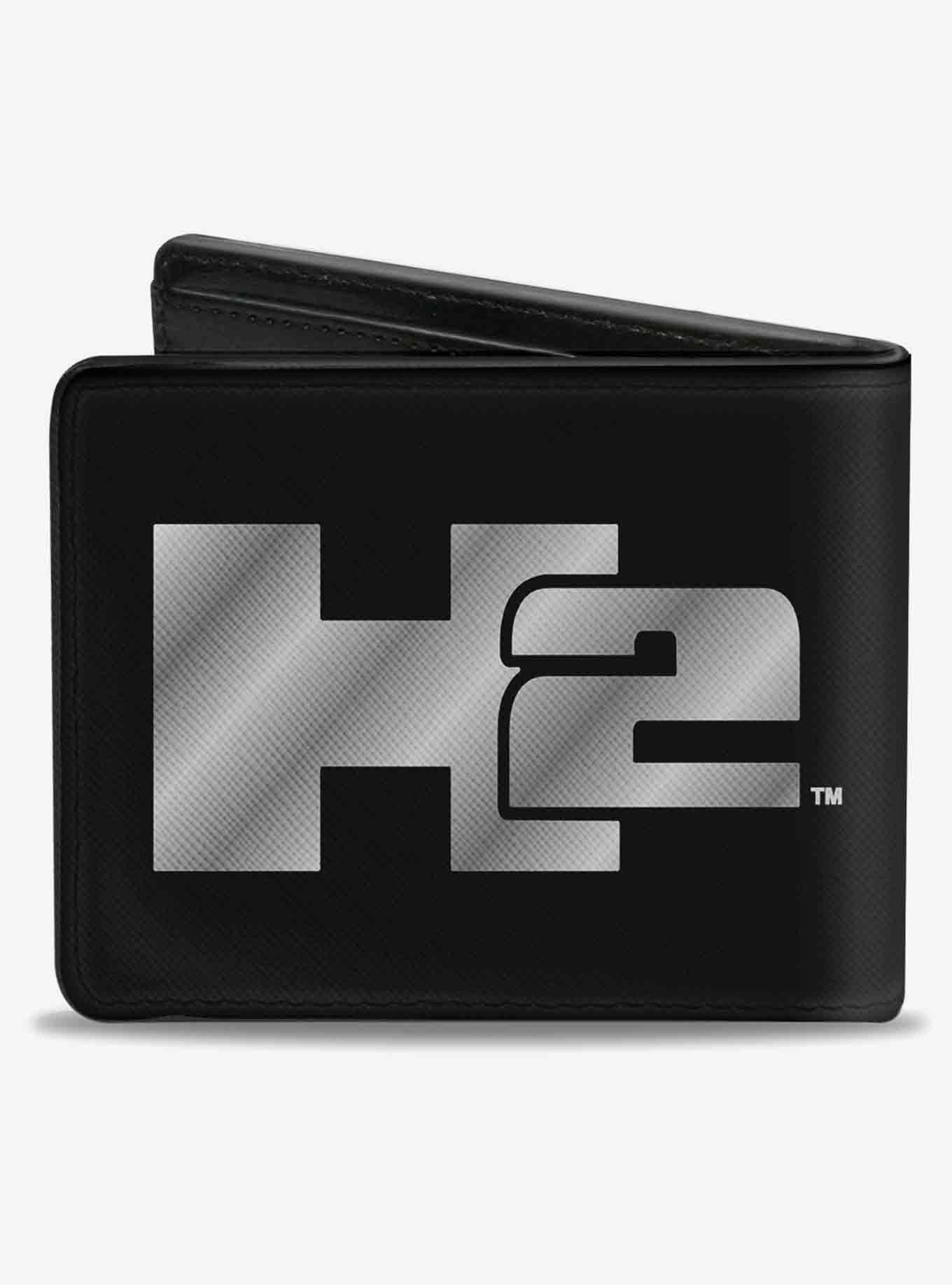 H2 Logo CenteBifold Wallet, , hi-res