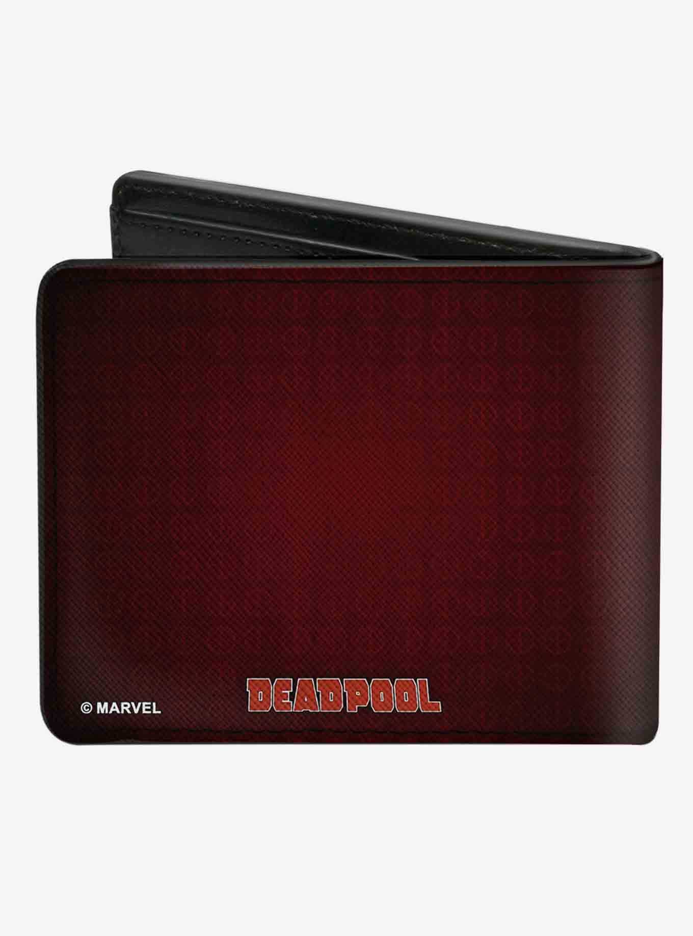 Marvel Deadpool Issue 21 Variant Shakespool Pointing Gun At Skull Bifold Wallet, , hi-res