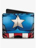 Marvel Captain America Chest Star Stripes Bifold Wallet, , alternate