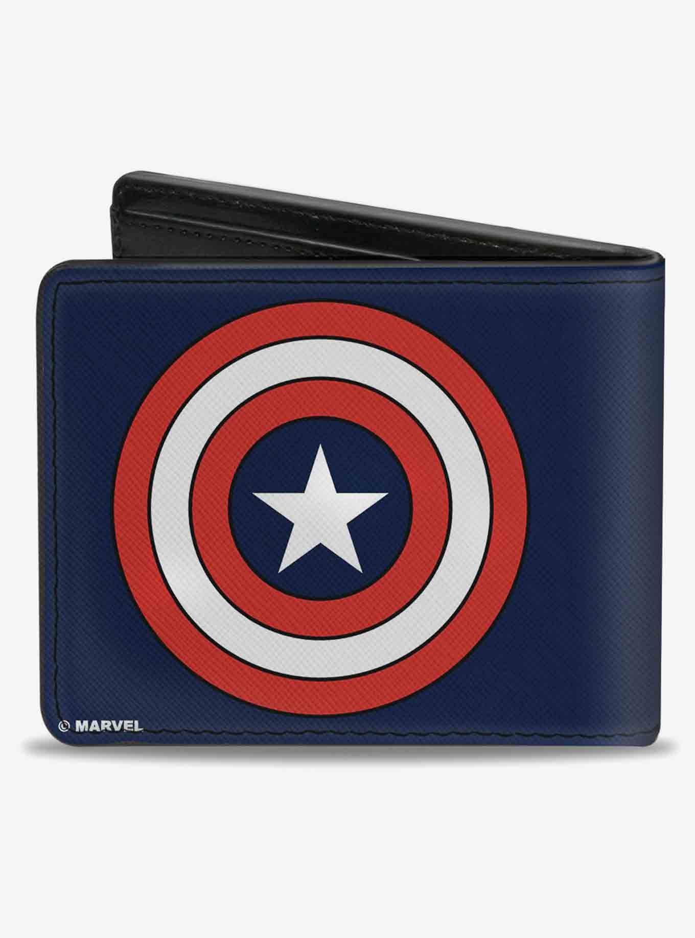 Marvel Captain America Shield Bifold Wallet, , alternate