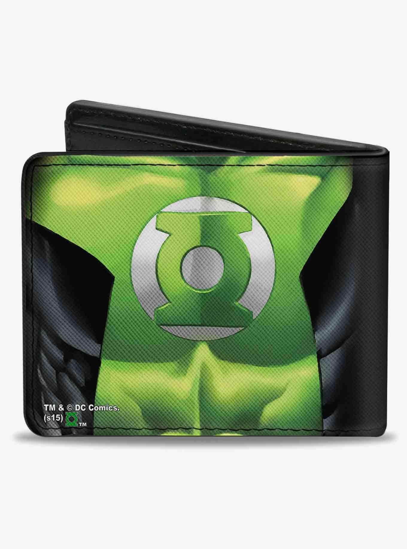 DC Comics Lantern Chest Logo Bifold Wallet, , hi-res