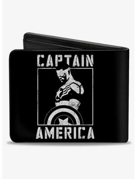 Marvel Captain America Shield Pose Bifold Wallet, , hi-res