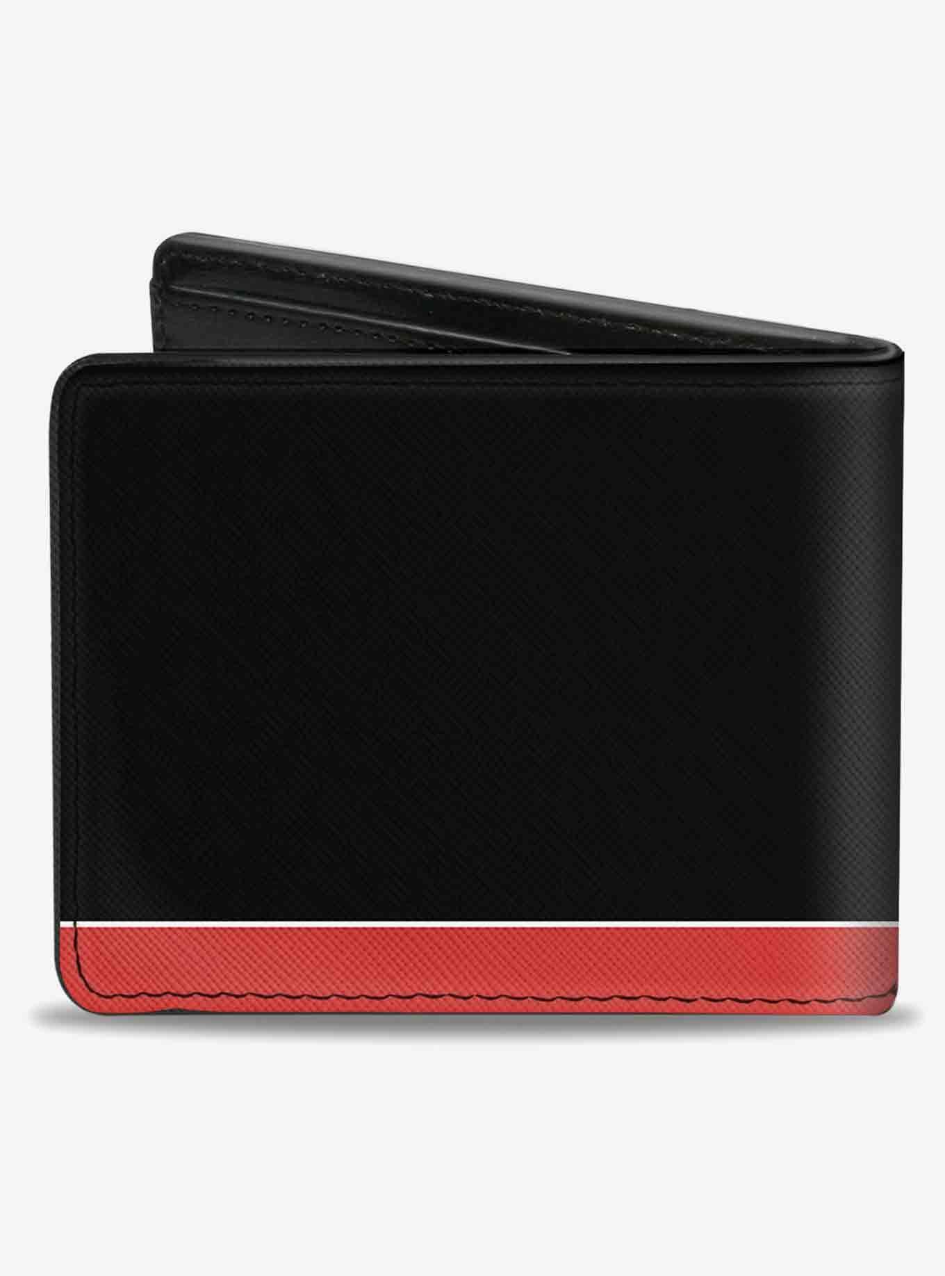 Dodge Challenger R T Emblem Stripe Bifold Wallet, , hi-res