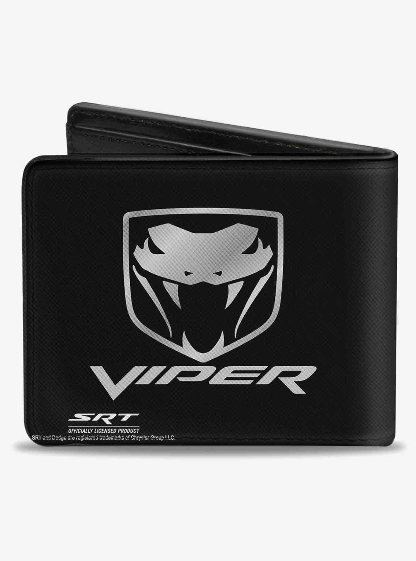 Dodge Viper Logo Bifold Wallet, , alternate