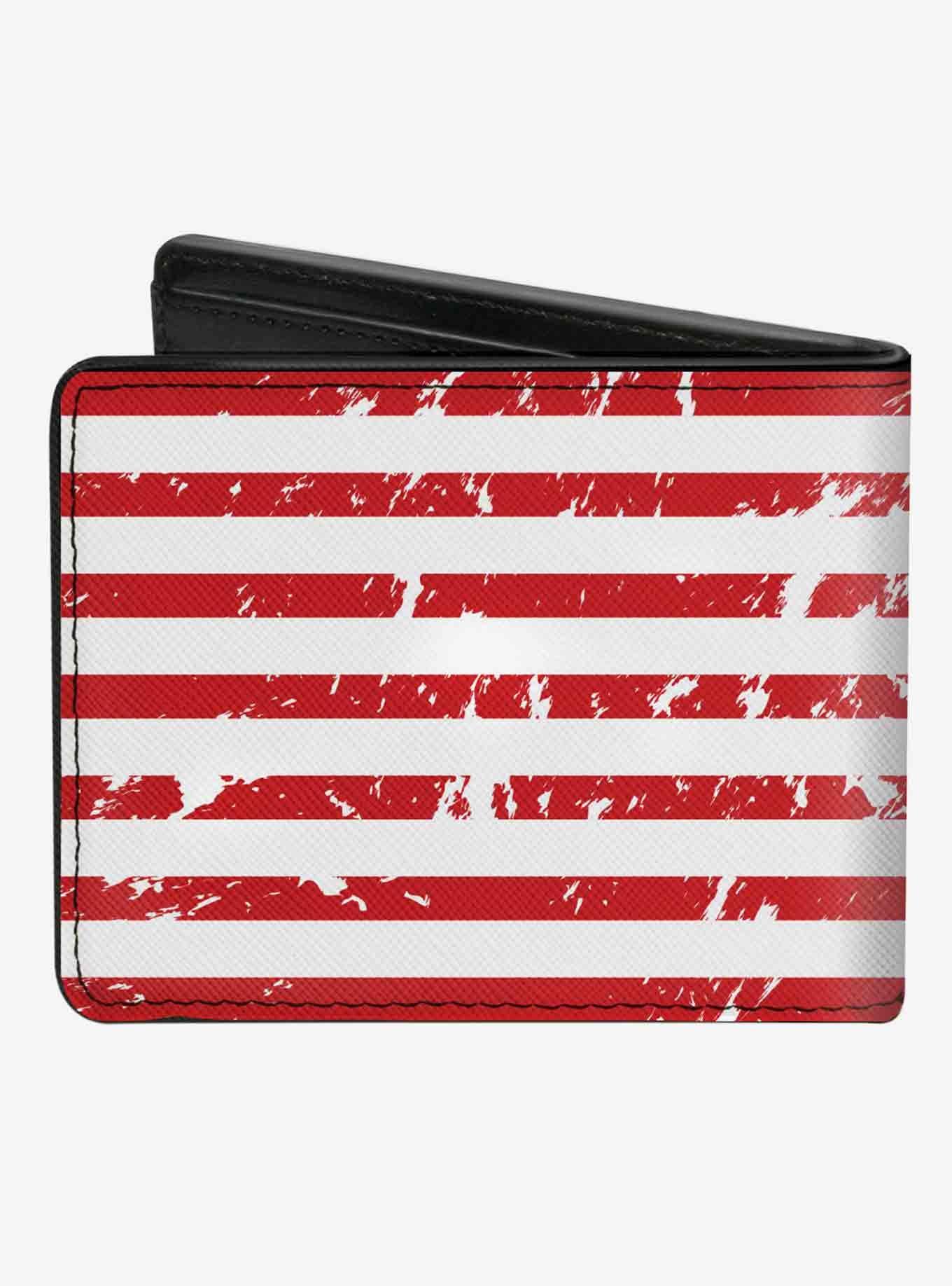 Ram Logo Americana Flag Weathered Bifold Wallet, , hi-res
