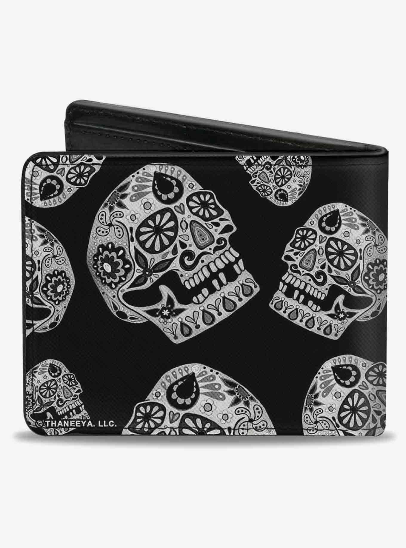 The Dust of Living II Sugar Skulls Bifold Wallet, , alternate