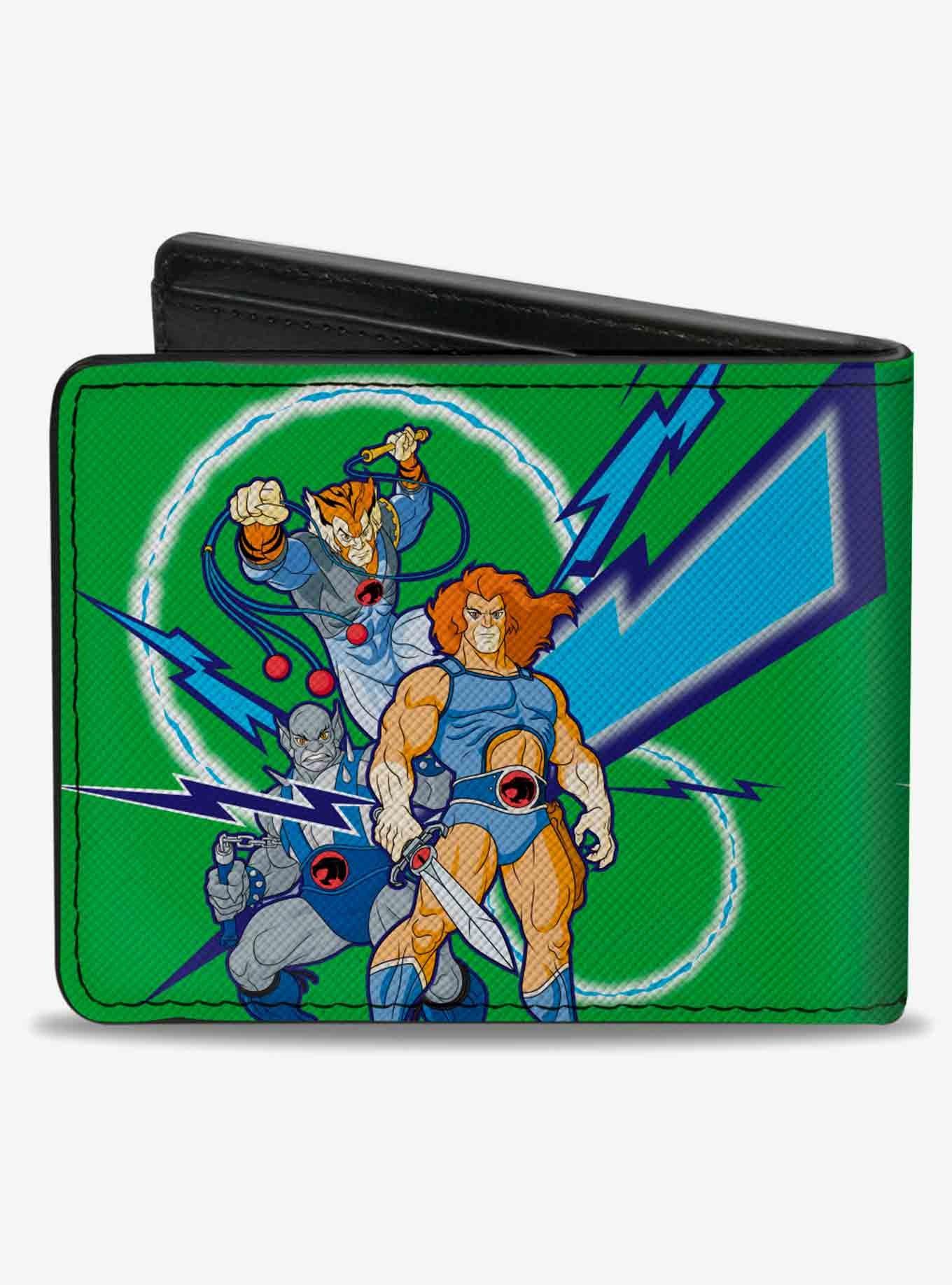 ThunderCats Classic Character Group Pose and Lightning Bolt Bifold Wallet, , hi-res
