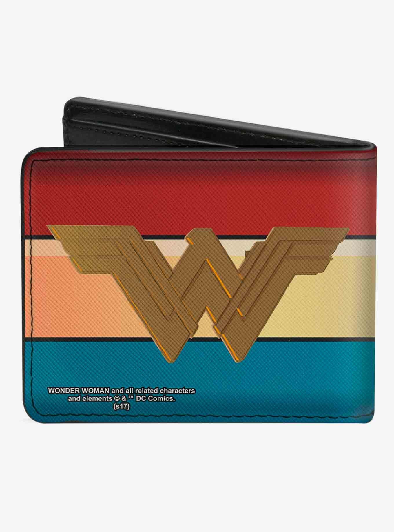 DC Comics Wonder Woman 2017 Icon Stripe Bifold Wallet, , hi-res