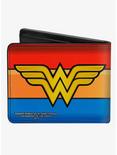 DC Comics Wonder Woman Logo Stripe Bifold Wallet, , alternate