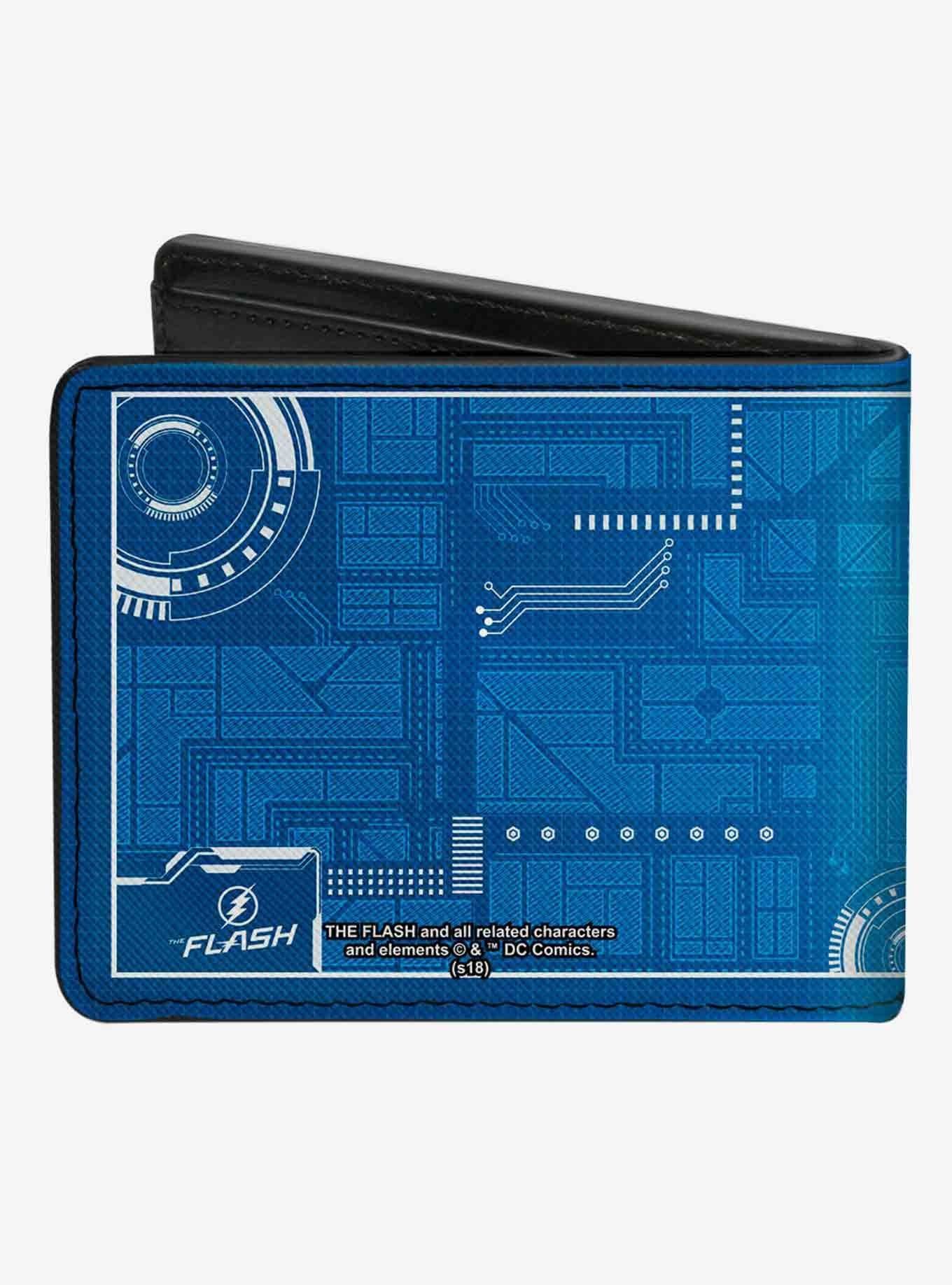 DC Comics The Flash Star Laboratories Circuitry Bifold Wallet, , hi-res