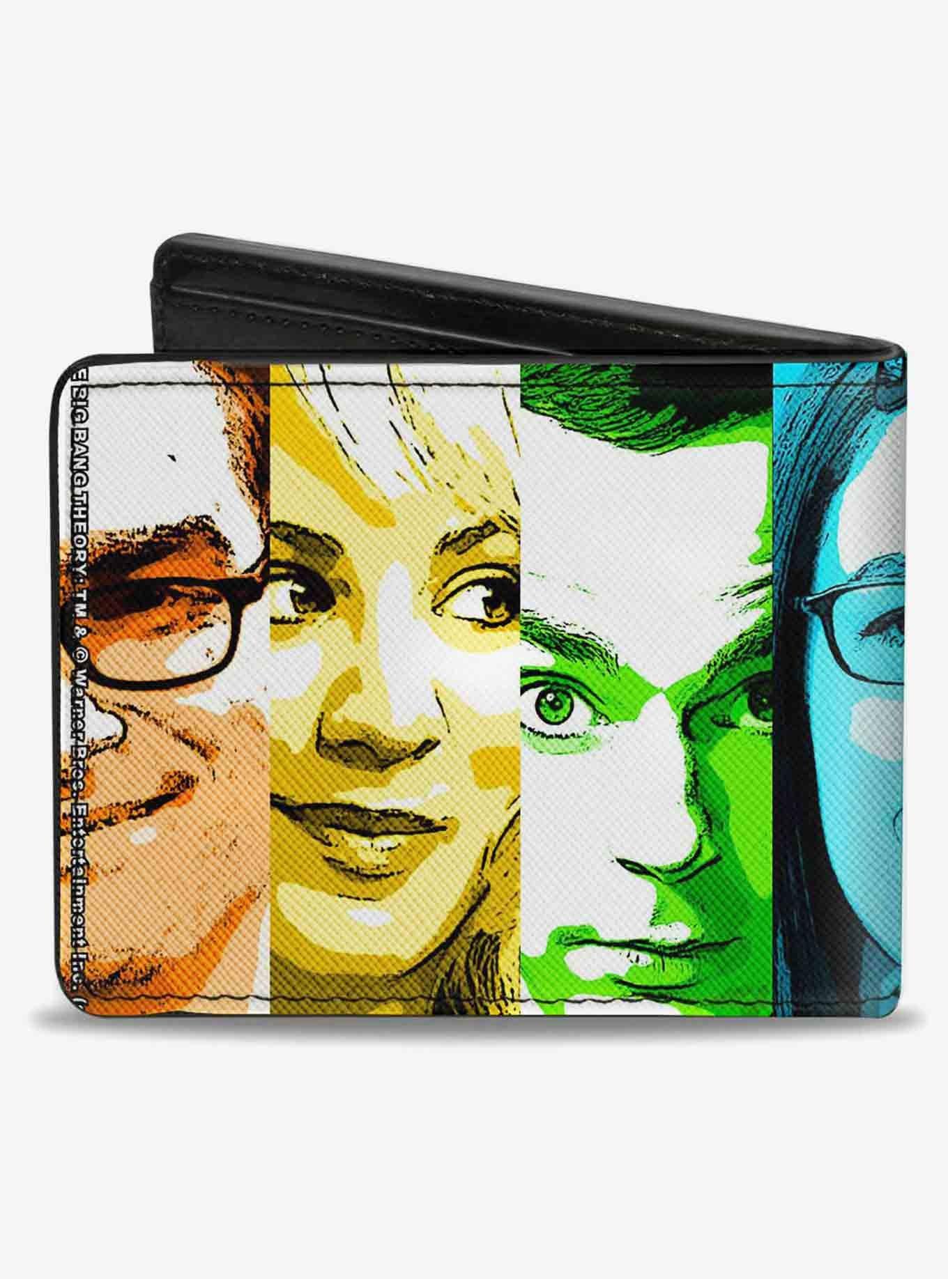 The Big Bang Theory Characters Panels Bifold Wallet, , alternate