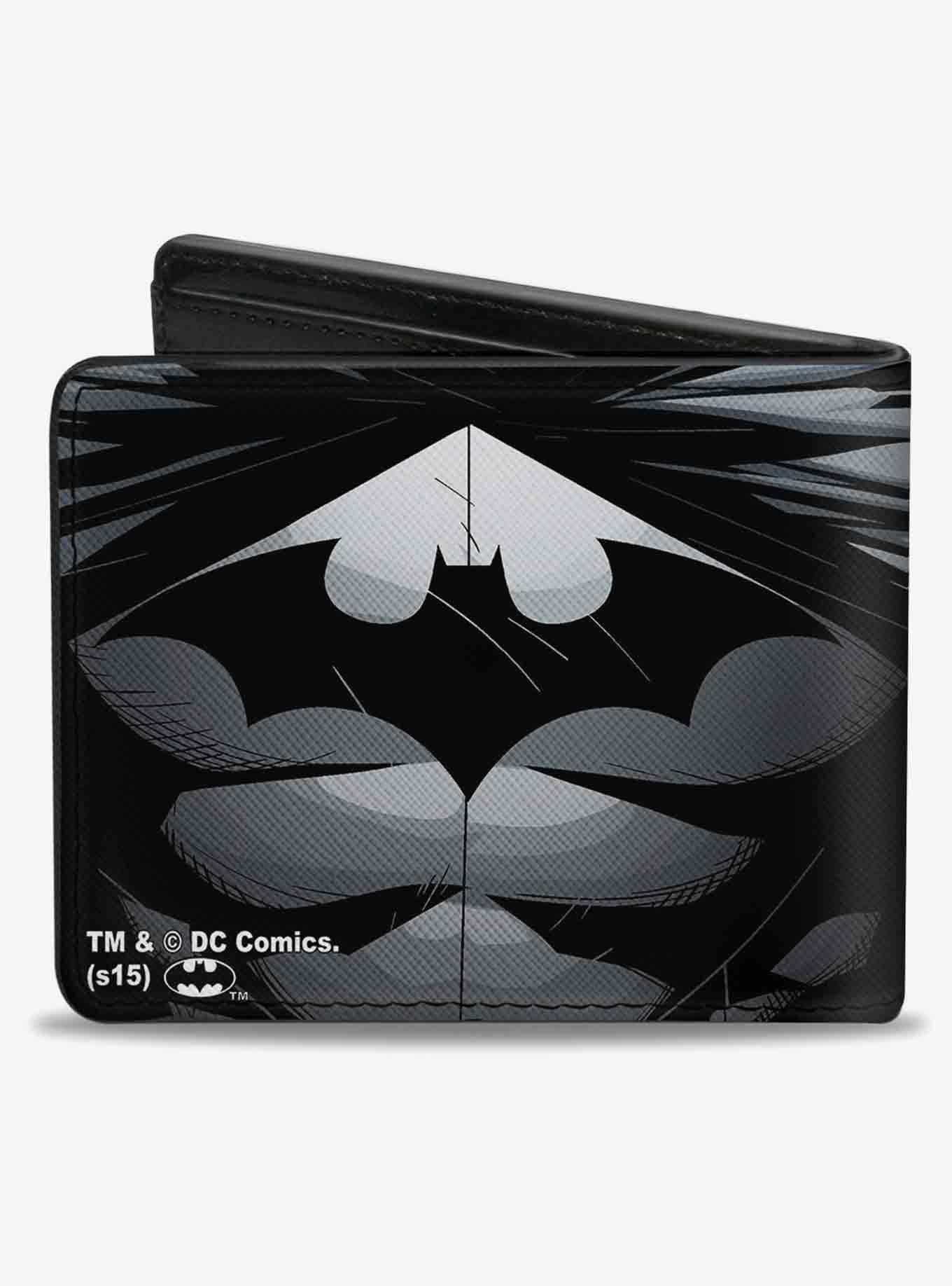 DC Comics The New 52 Batman Chest Logo Bifold Wallet, , hi-res