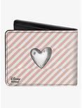 Disney Tinker Bell Sassy Pose Pixie Dust Stripes Bifold Wallet, , alternate