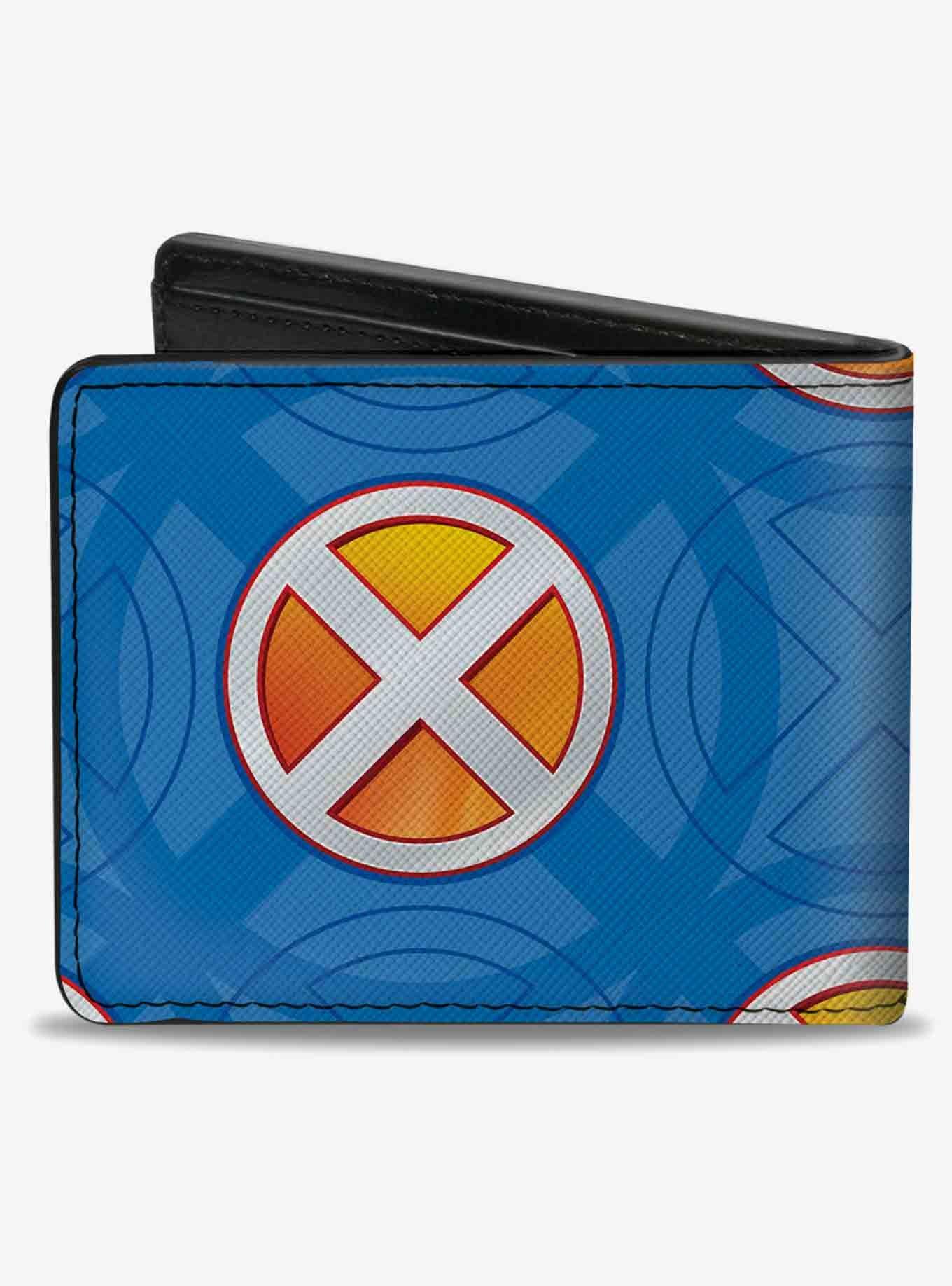Marvel X-Men Professor X and Character Poses and Logo Bifold Wallet, , alternate