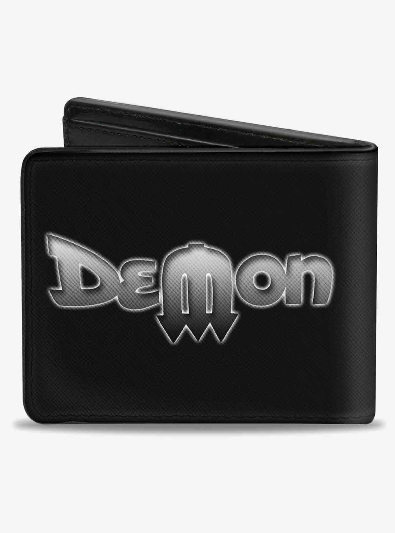 Vintage Dodge Demon Logo Fade Bifold Wallet, , hi-res