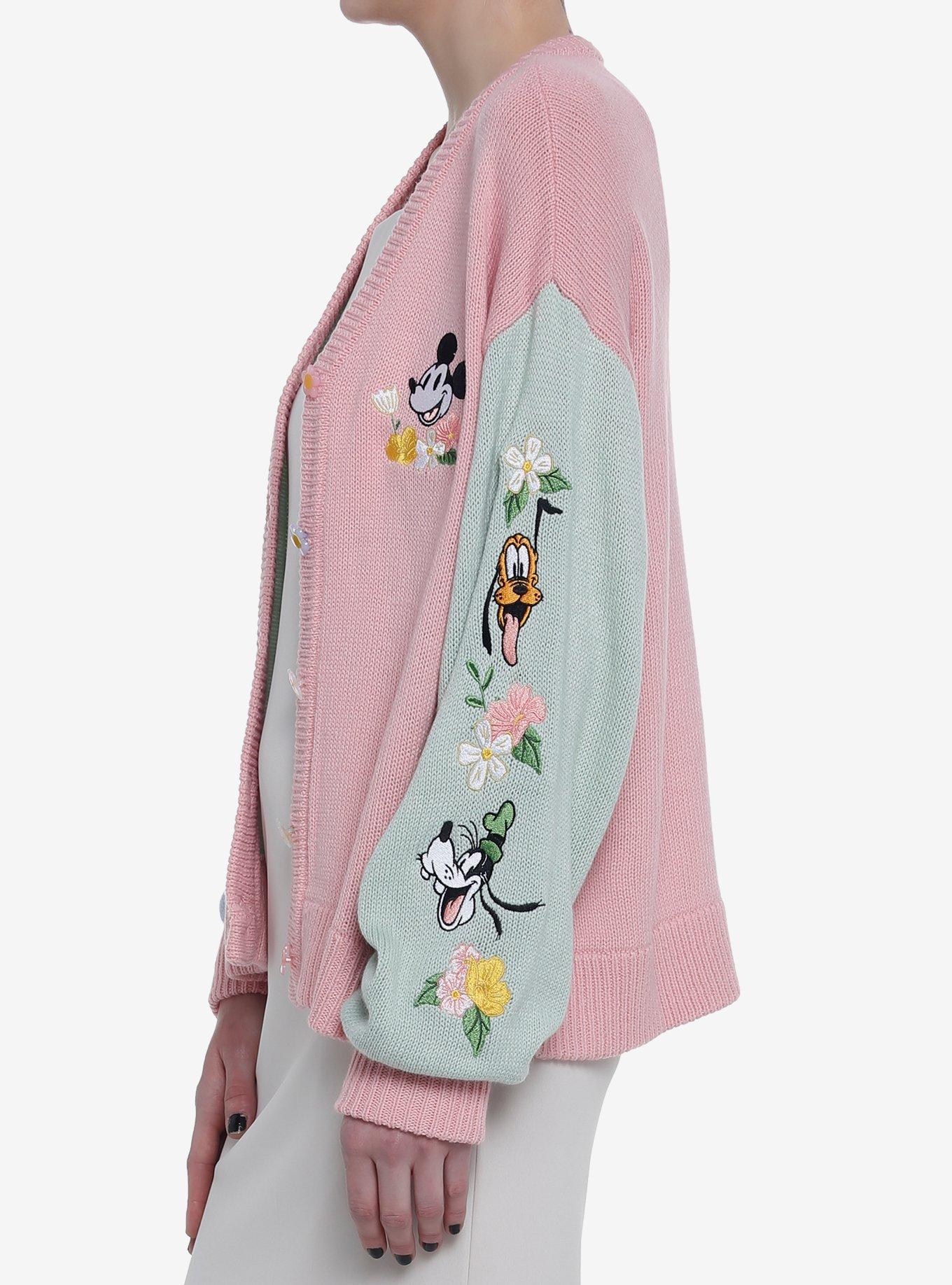 Disney Mickey Mouse And Friends Spring Pastel Girls Cardigan, MULTI, alternate