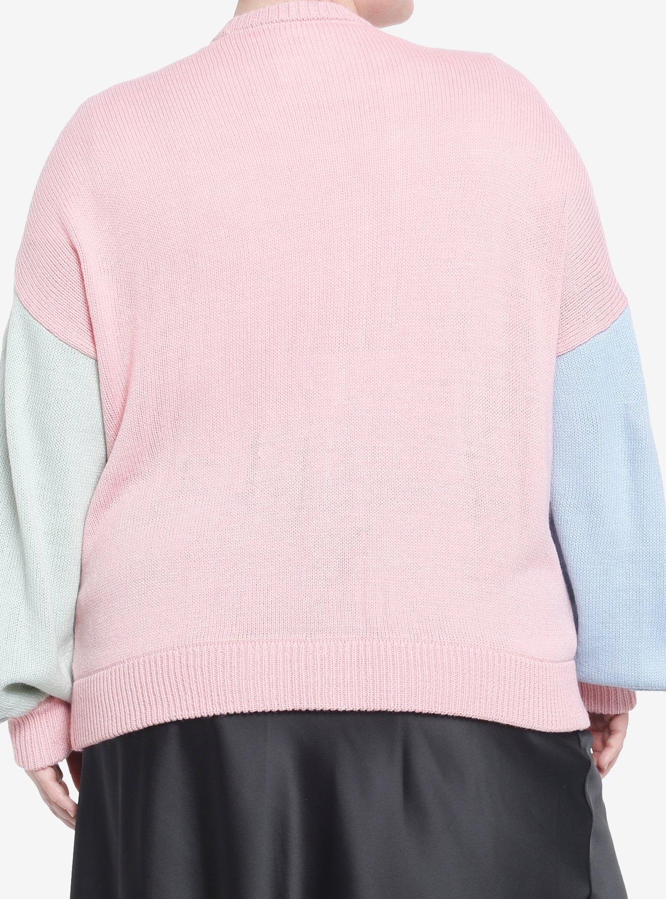 Disney Mickey Mouse And Friends Spring Pastel Girls Cardigan Plus Size, MULTI, alternate