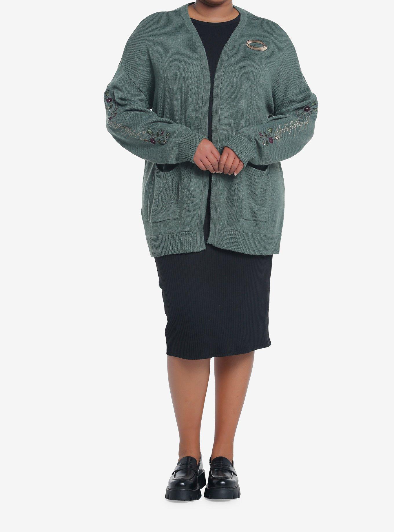 The Lord Of The Rings One Ring Girls Cardigan Plus Size, MULTI, alternate