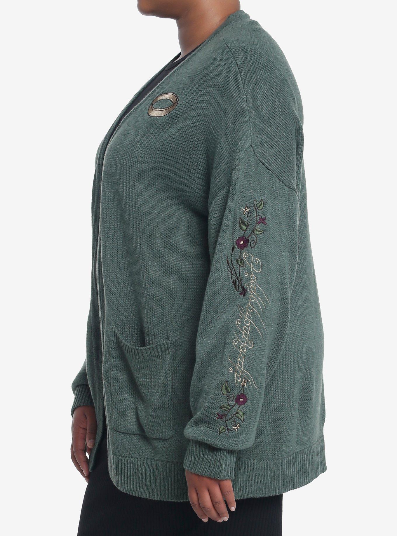 The Lord Of The Rings One Ring Girls Cardigan Plus Size, MULTI, alternate