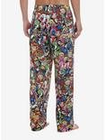 Super Mario Allover Print Pajama Pants, MULTI, alternate